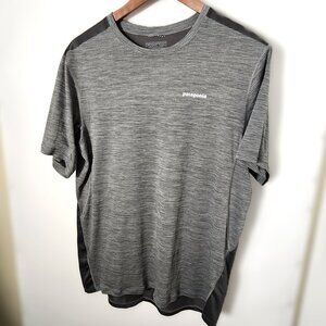 Patagonia Shirt Womens Medium Grey Airchaser Light Capilene Base Layer  23440